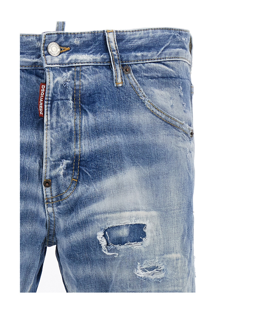 DSQUARED2 DSQUARED2 COOL GUY LOGO PATCH JEANS