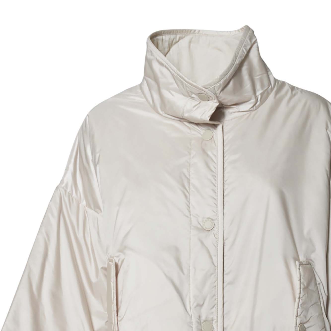 Weekend Max Mara Double-sided Cotton Jacket In Gray