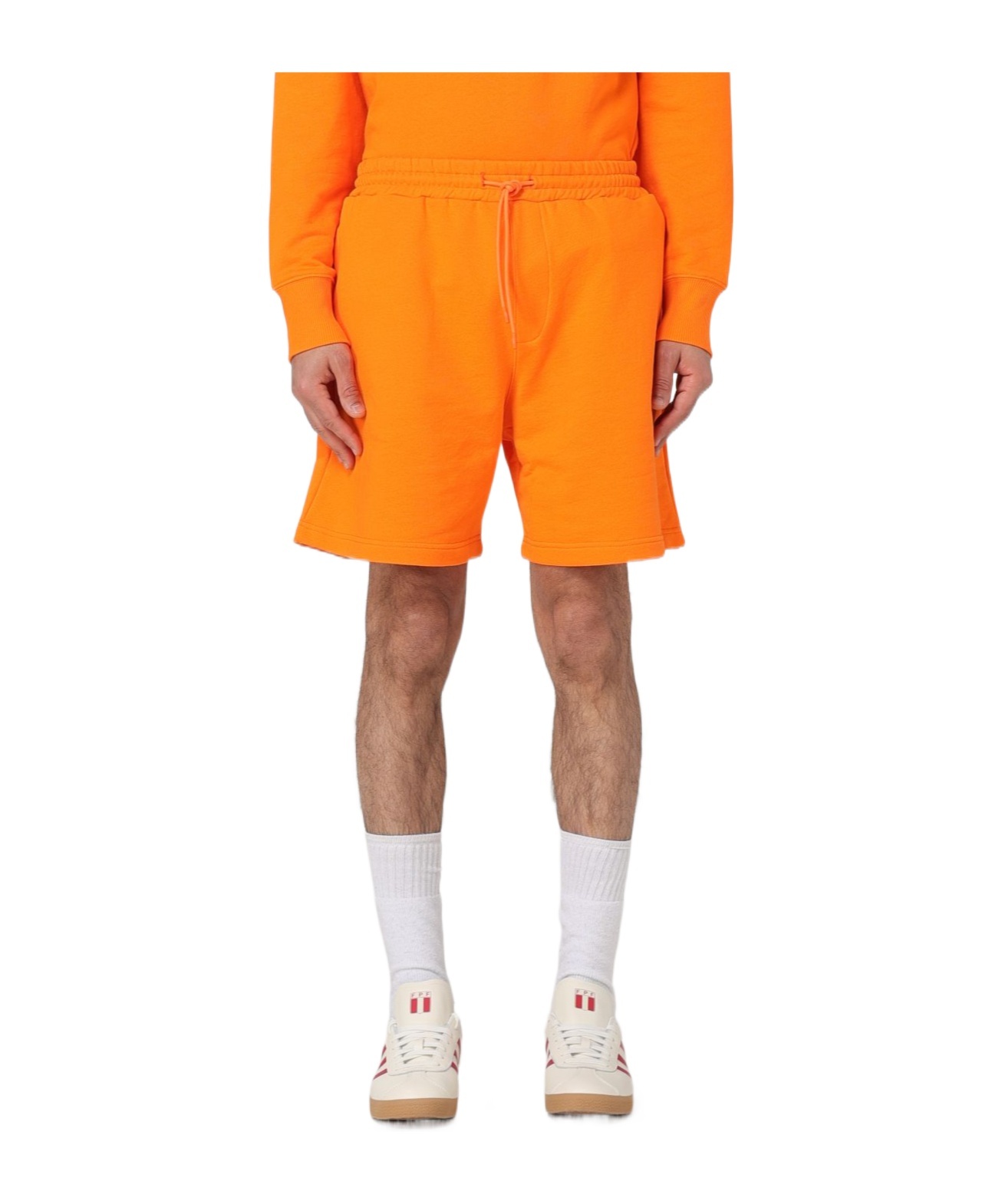 Msgm Short Men Color Orange In Orange