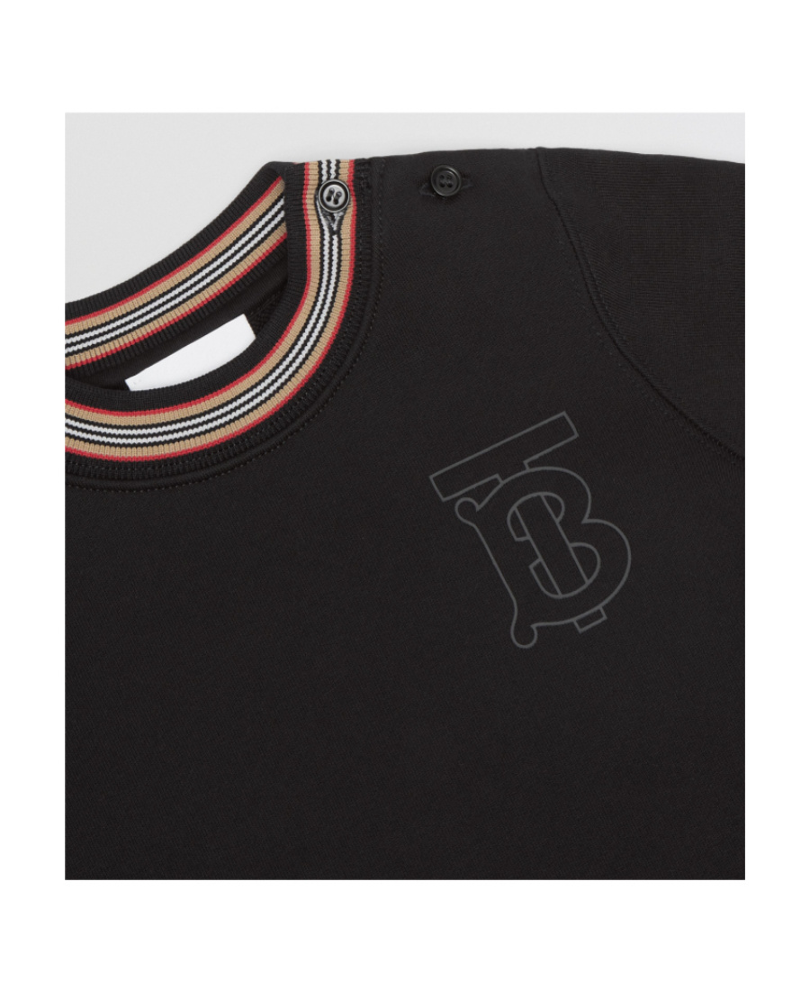 BURBERRY MONOGRAM MOTIF COTTON SWEATSHIRT