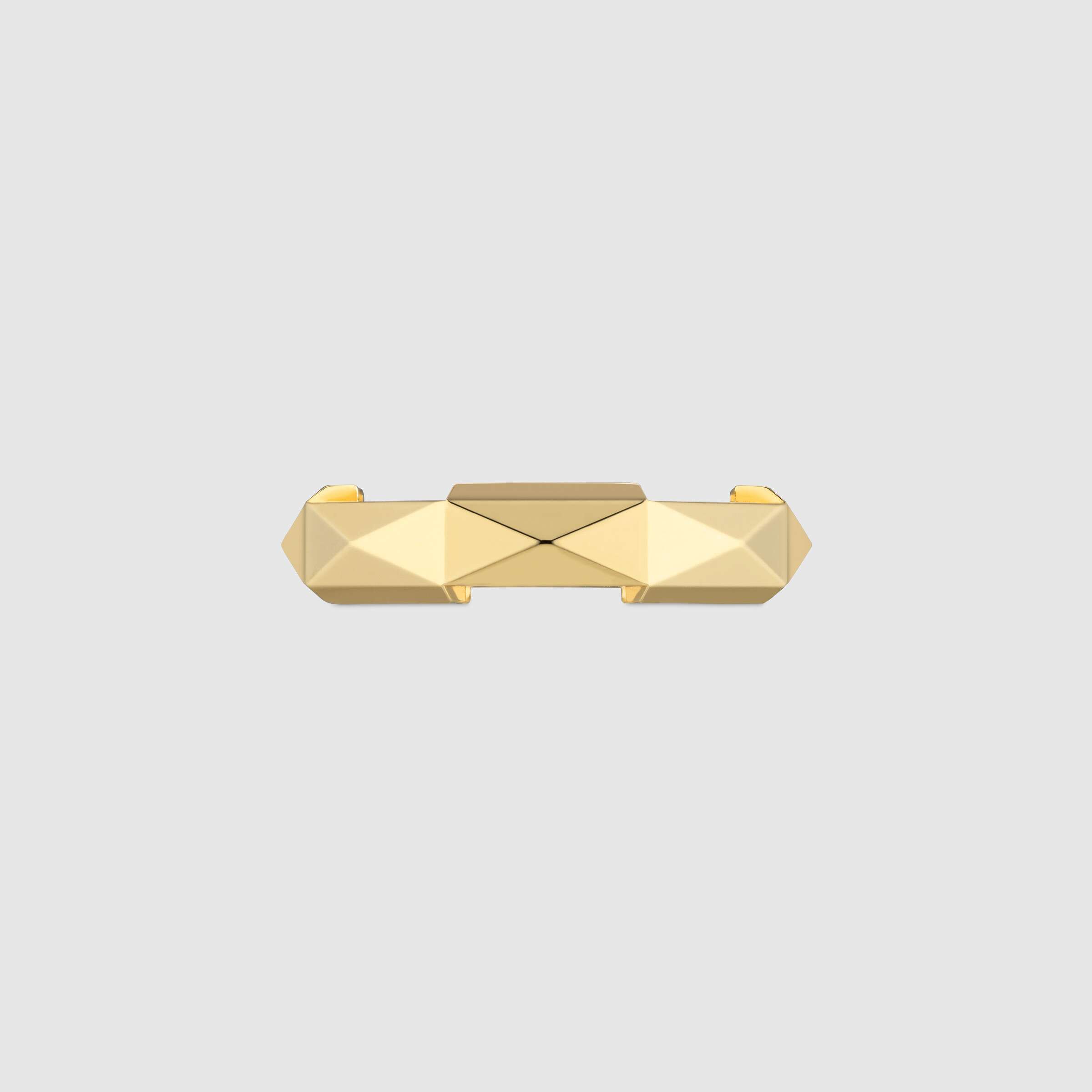 Gucci Link To Love 18k Studded Ring In Gold