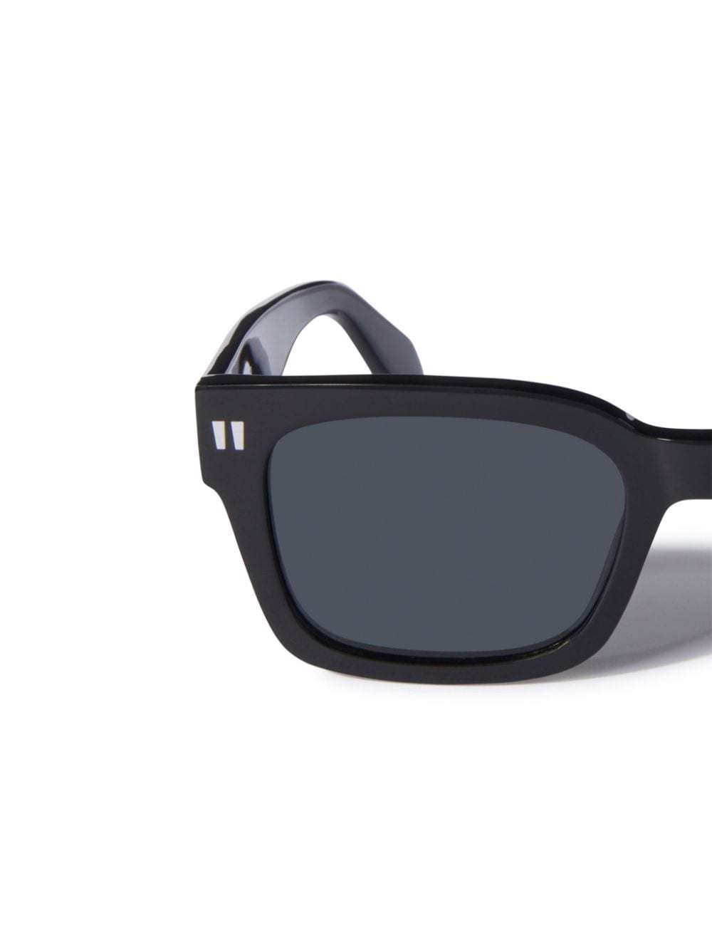 Off-white Midland Square-frame Sunglasses In Black