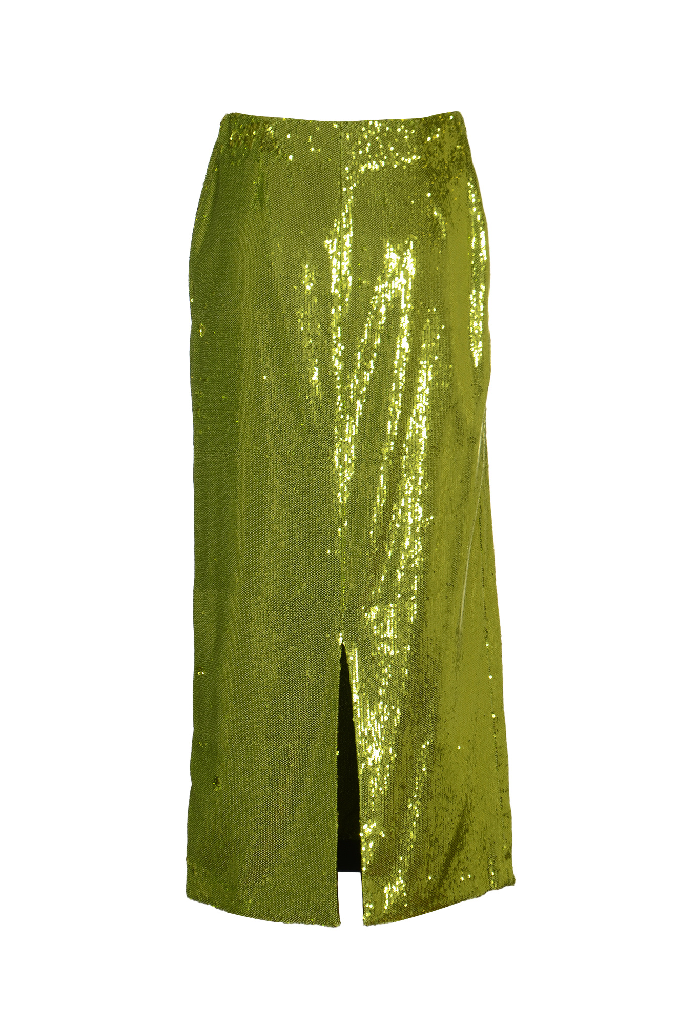Philosophy Di Lorenzo Serafini Sequined Straight Hem Skirt In Green