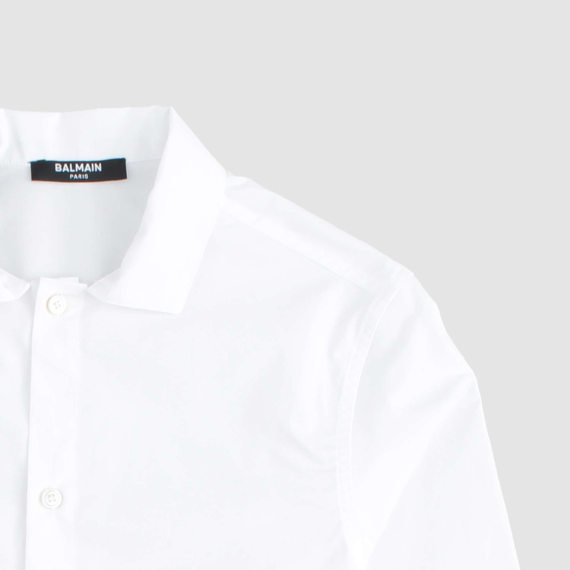 Balmain White Shirt Signed By  In White
