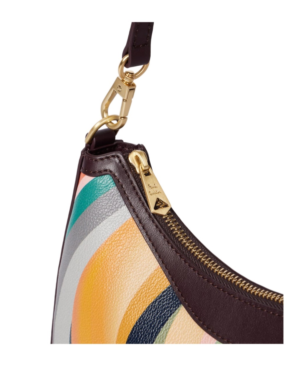 Shop Paul Smith Dusky Swirl Mini Hobo Bag In Multicolor
