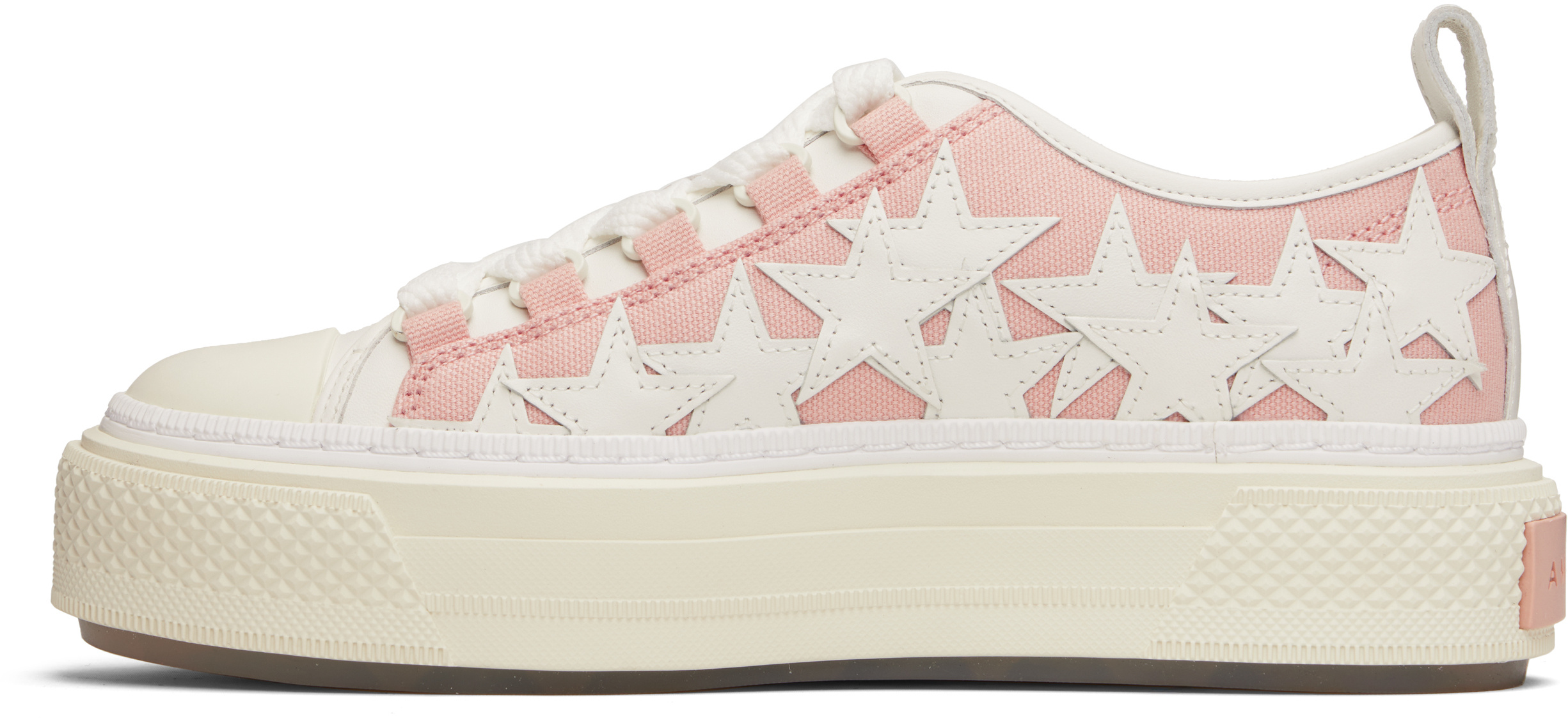 Amiri Lace-up Low-top Sneakers In White