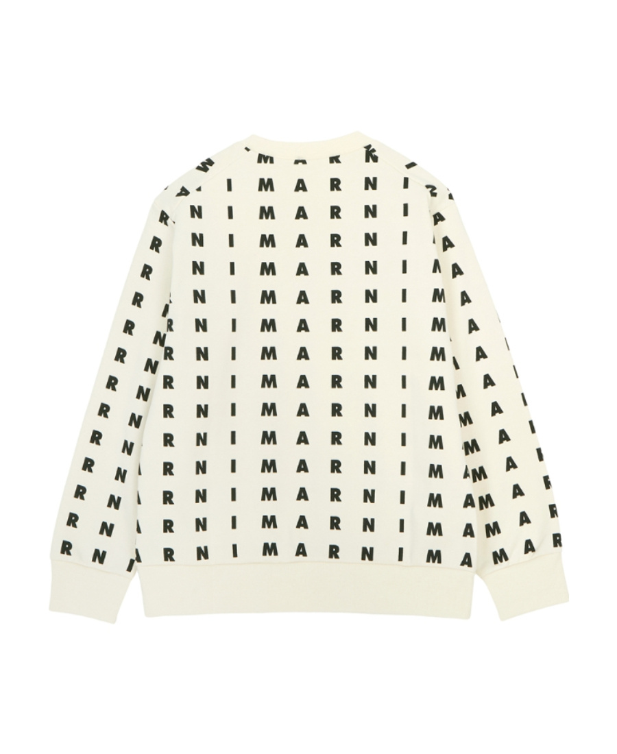 Marni Long-sleeved Sweater In White