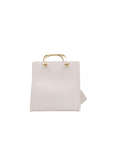 Alexander Mcqueen The Short Story Tote Bag In White