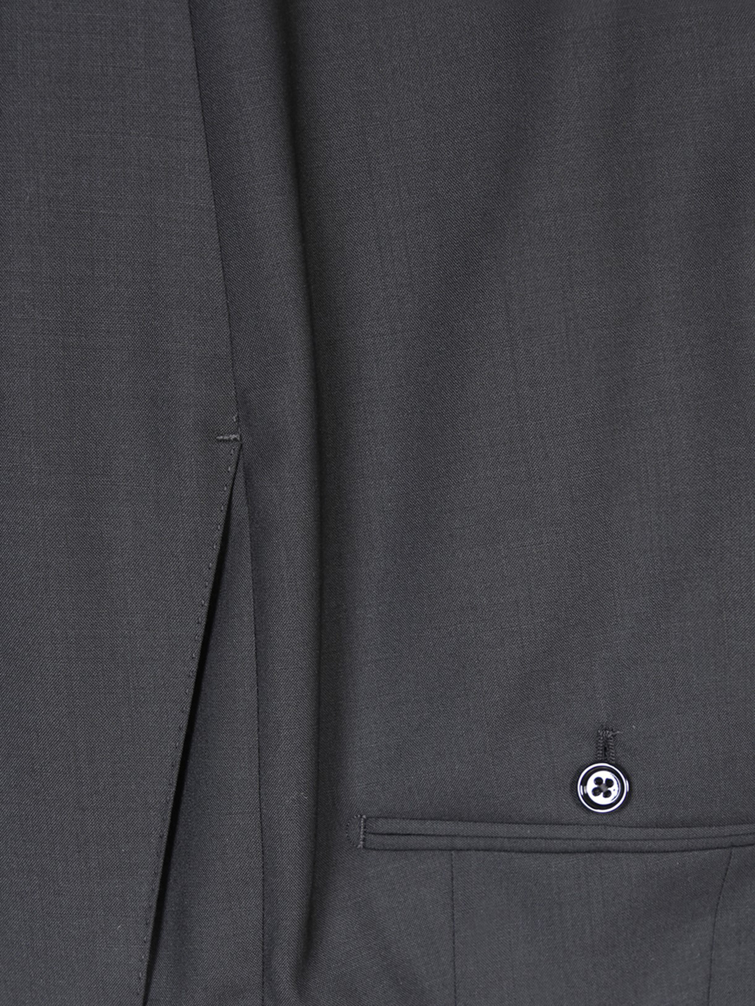 Lardini Single-breasted Wool Suit In Black