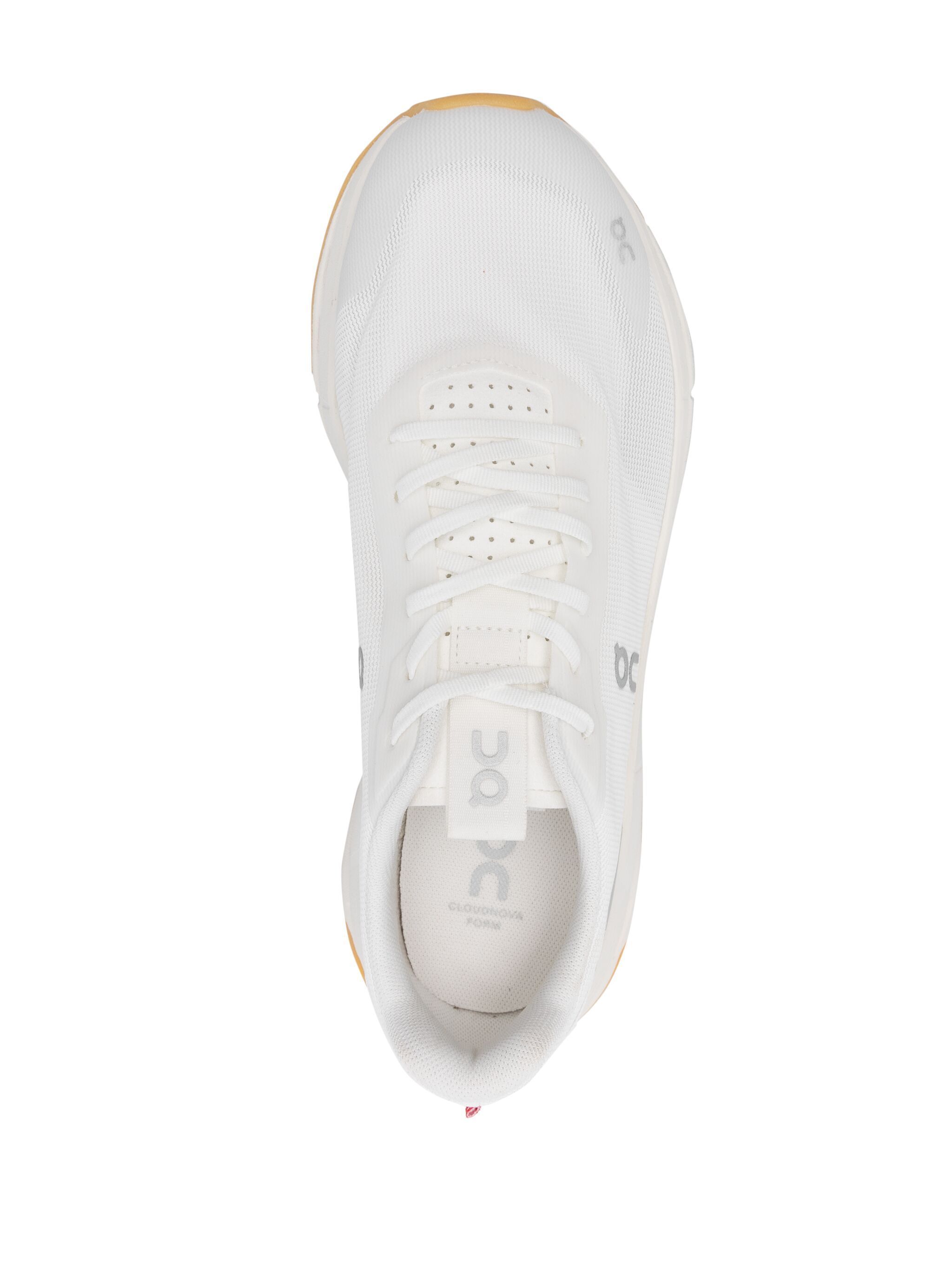 On Running On Sneakers In White