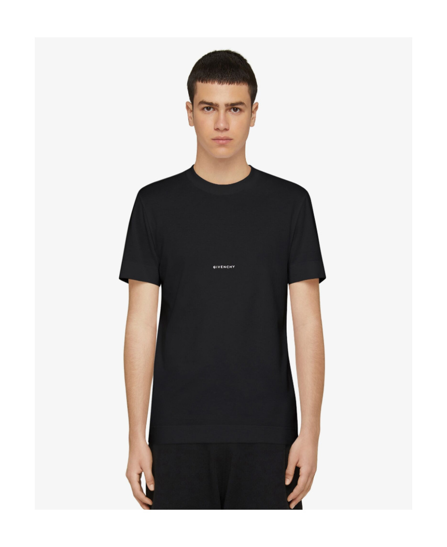 Givenchy Small Logo-print T-shirt In Black