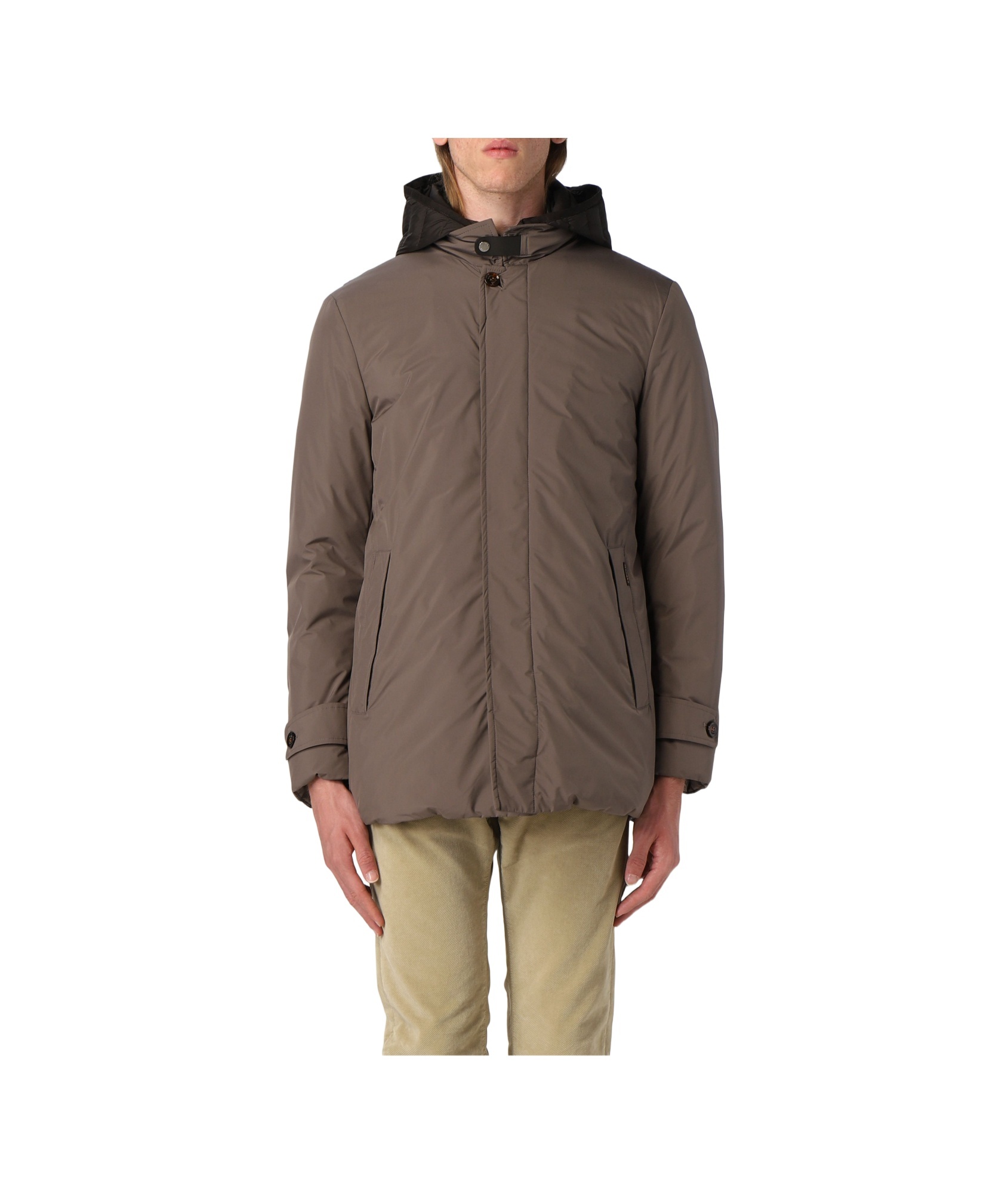 Moorer Long-sleeved Cotton Clothes In Brown