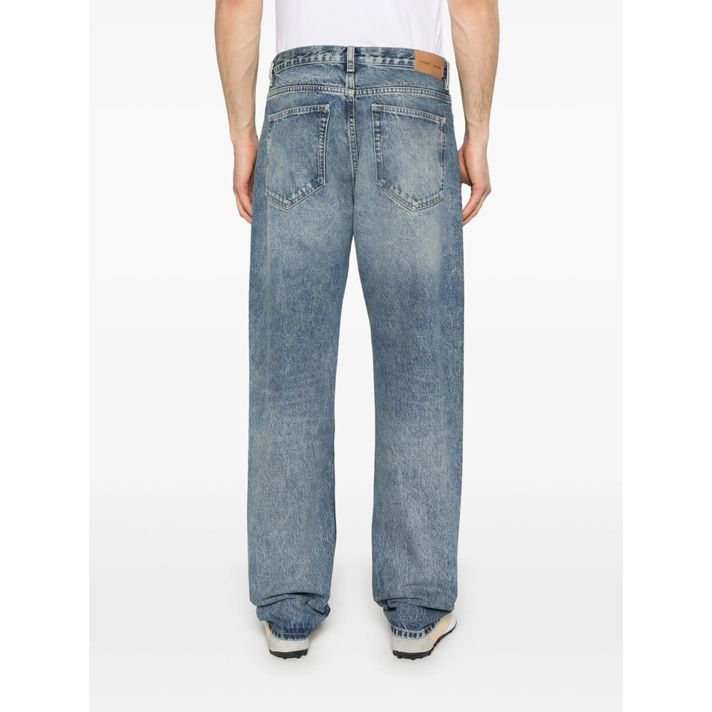 Samsoe & Samsoe Denim Trousers With Belt Loops