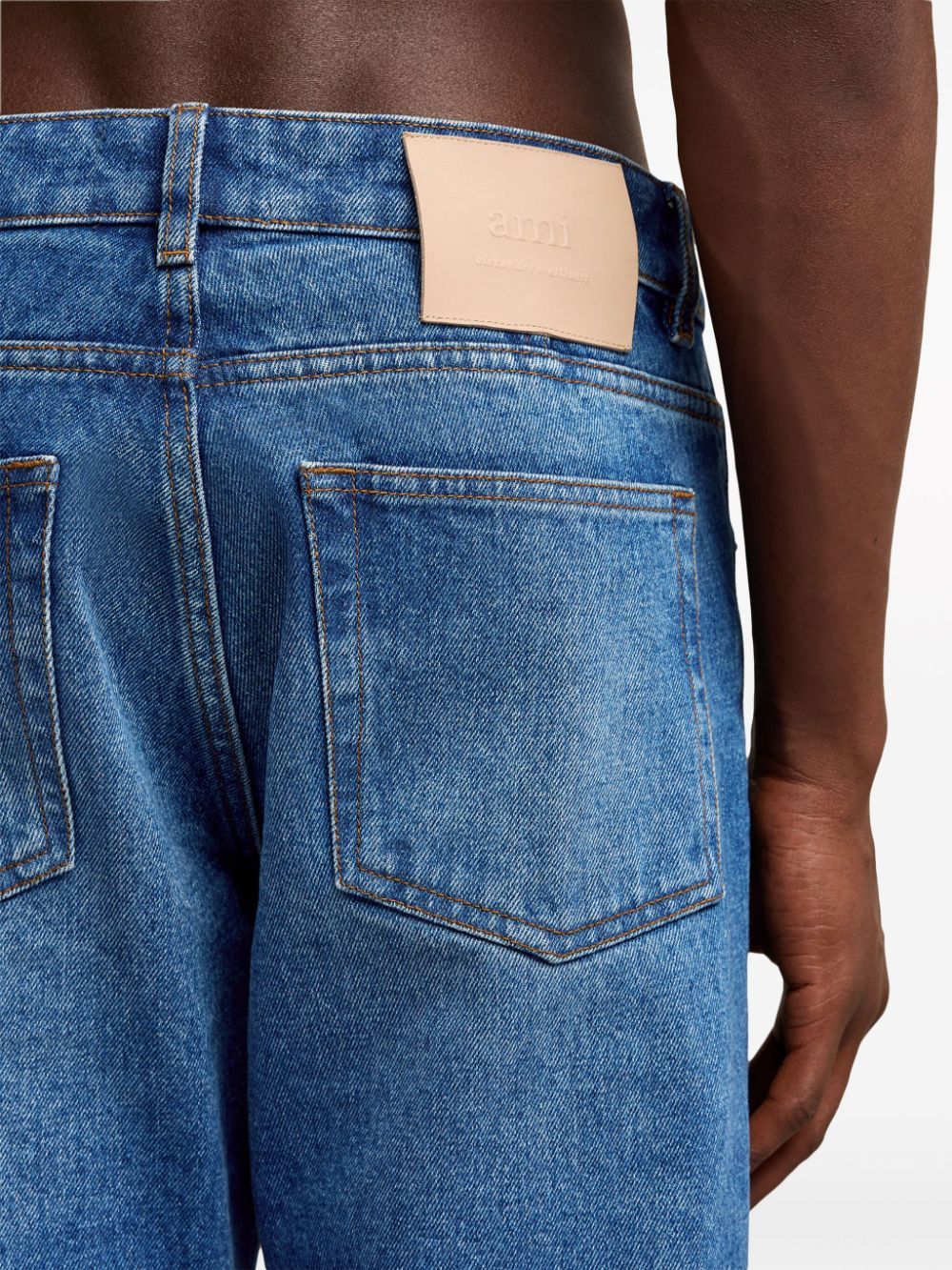 Ami Alexandre Mattiussi Ami Paris Jeans In Blue