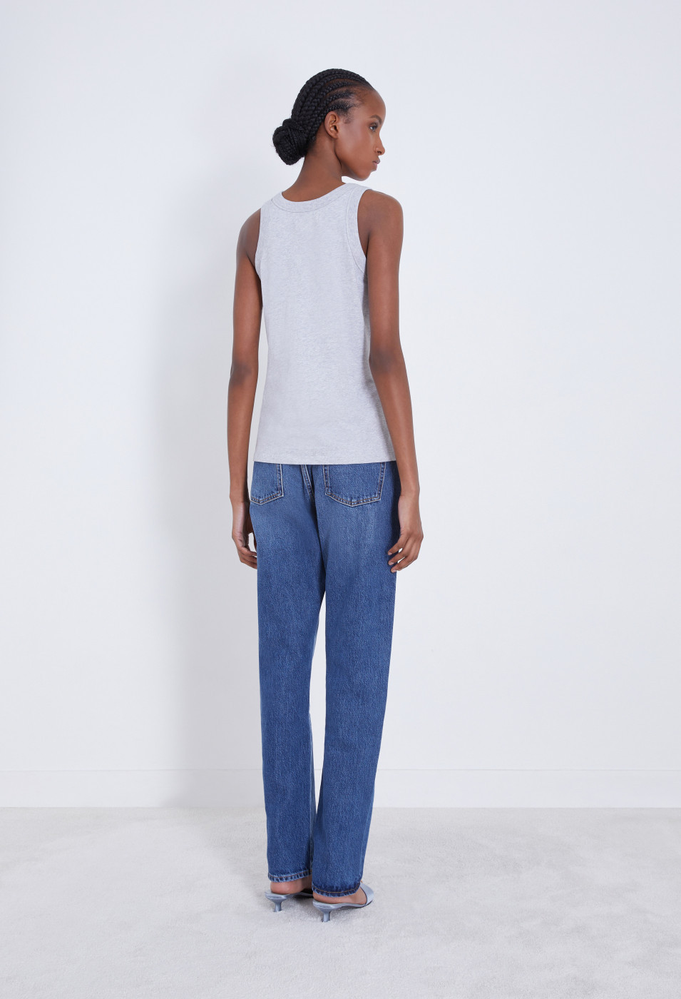 LOULOU STUDIO POSO ROUND NECK VEST