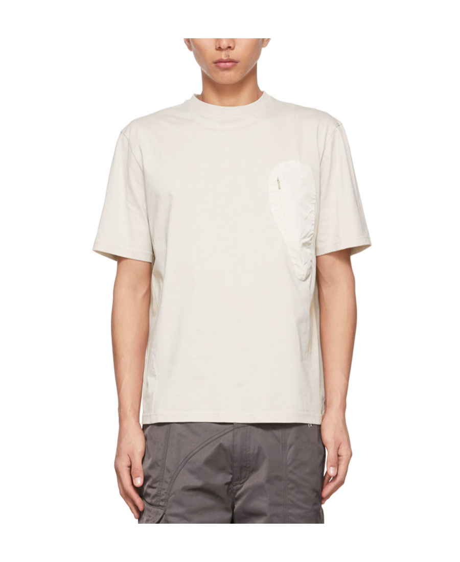 Heliot Emil Chest-pocket Cotton T-shirt In White