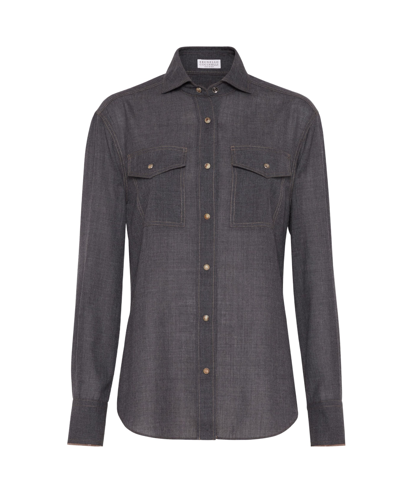 Brunello Cucinelli Shirts In Black