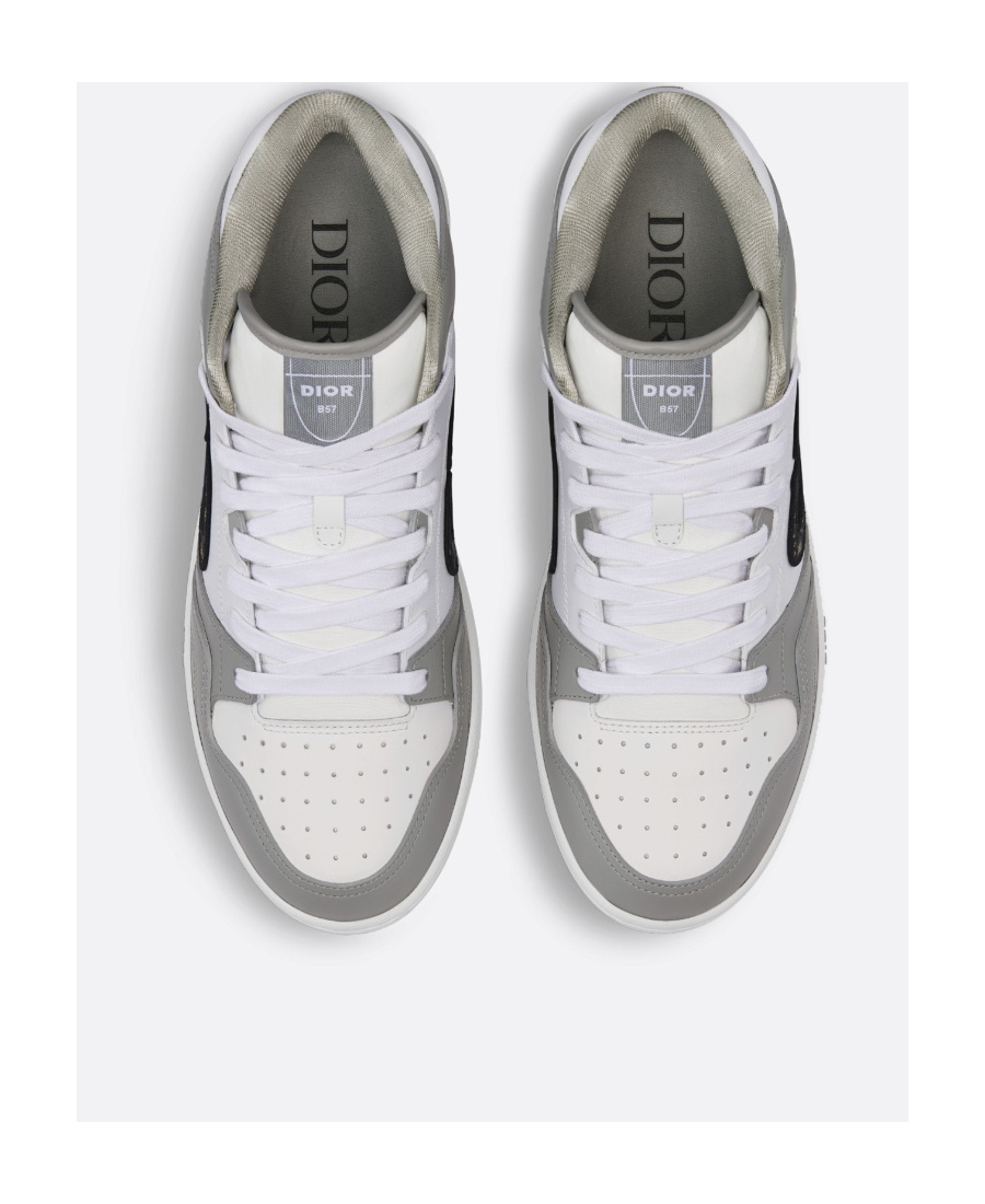 Dior B57 Logo-lacing Casual Sneakers In Gray