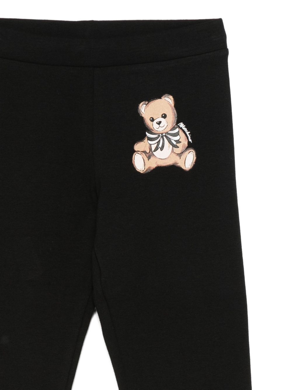 Moschino Teddy-print Drawstring Tracksuit In Black