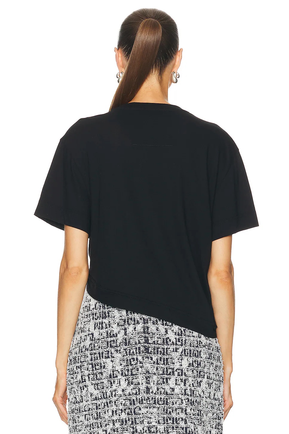 Givenchy Top With Logo-shaped Appliqué In Black