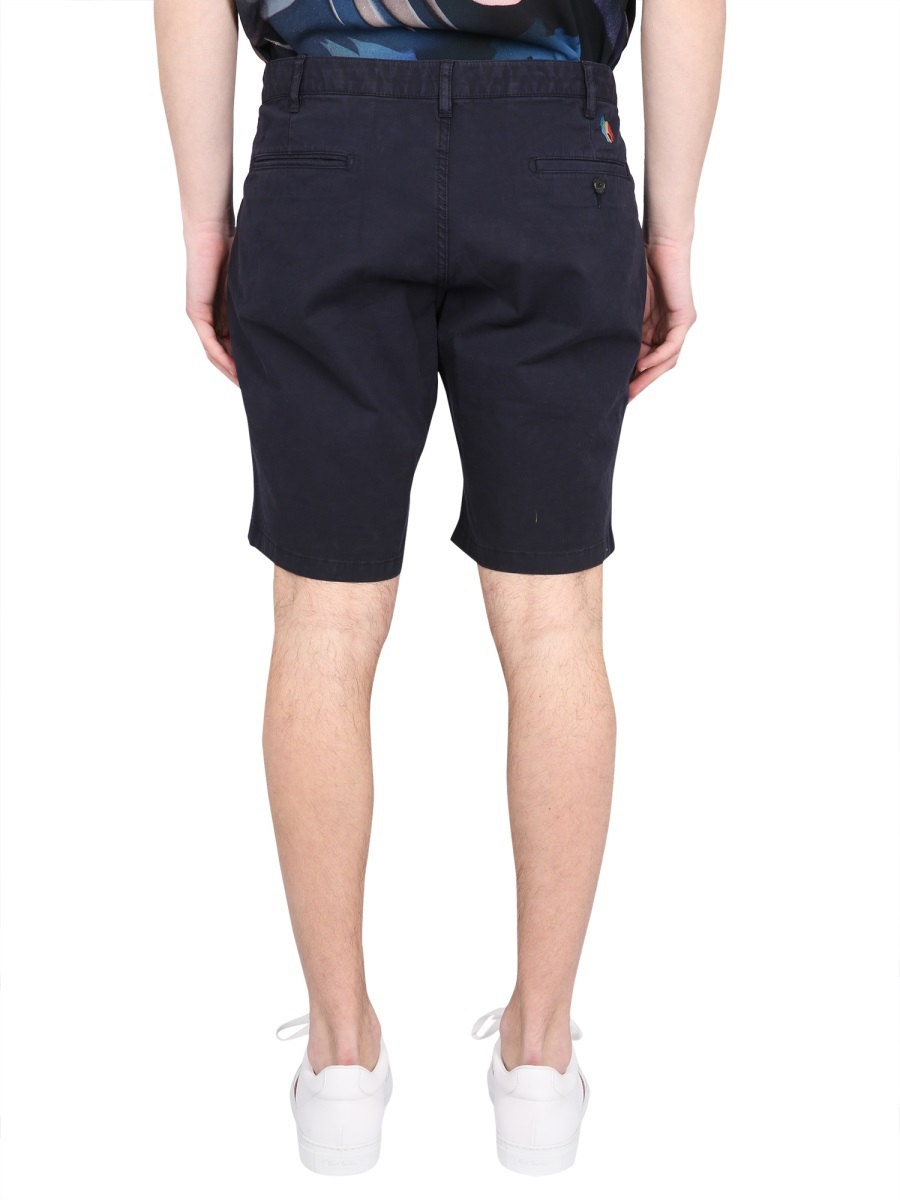 Ps By Paul Smith Ps Paul Smith Zebra Bermuda In Black