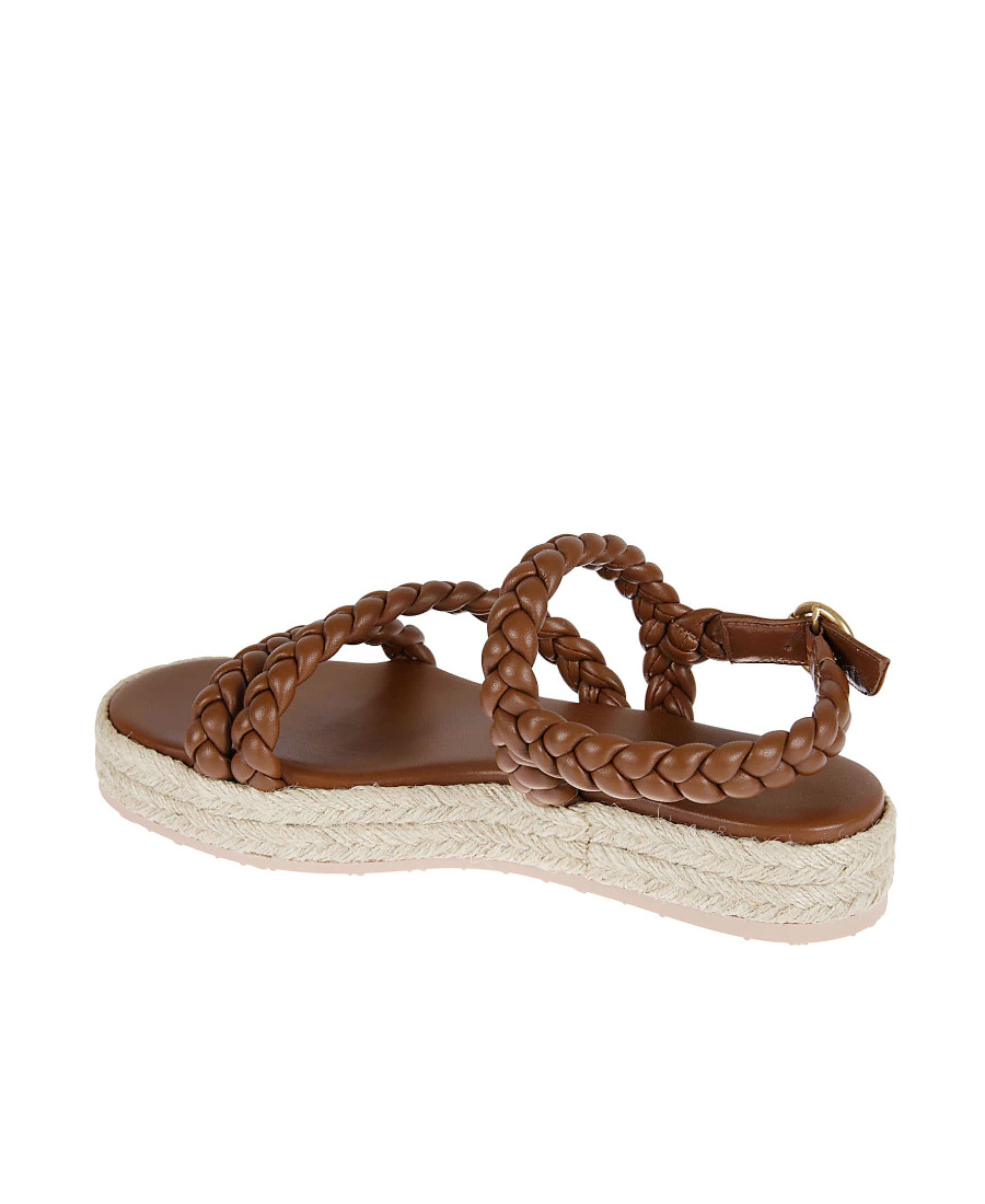 Gianvito Rossi Flat Sandals In Brown