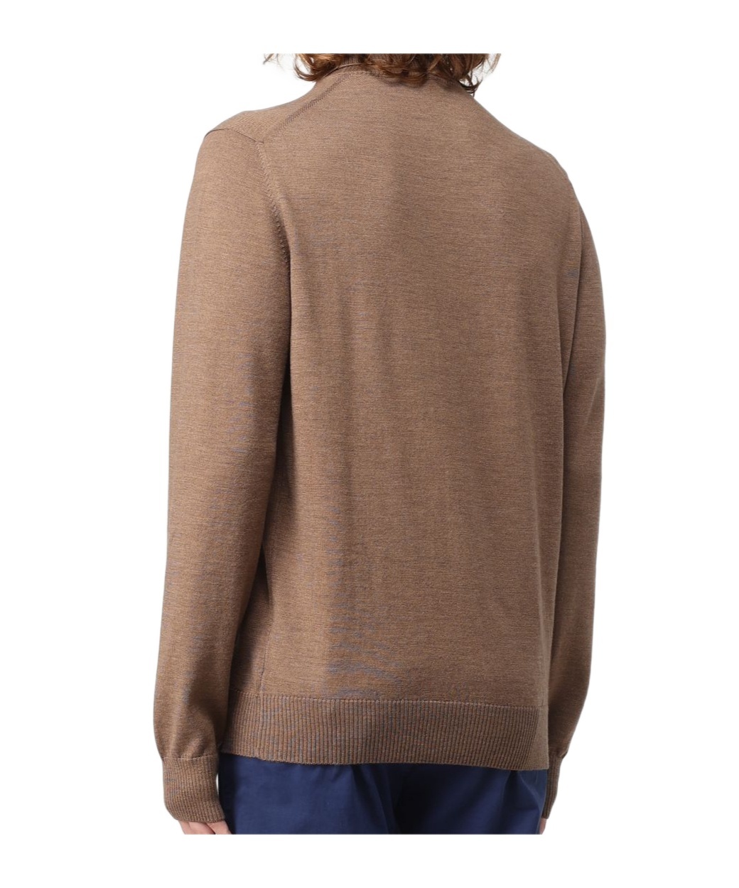 Fay Virgin Wool Turtleneck Sweater In Brown