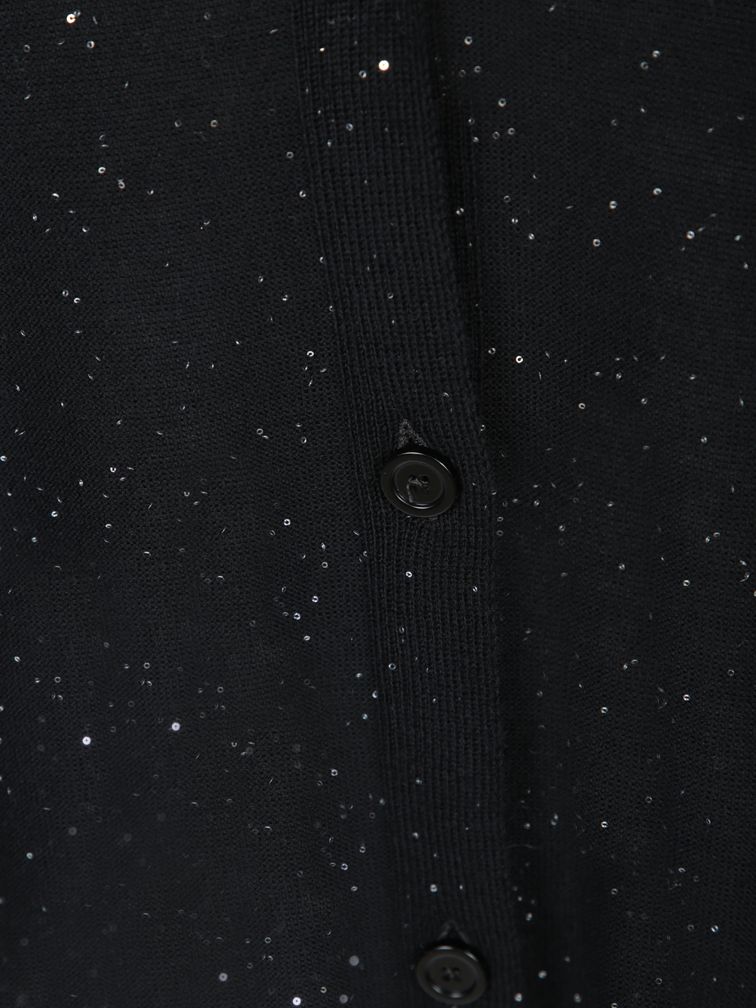 Fabiana Filippi Sequin Embellished V-neck Cardigan In Black