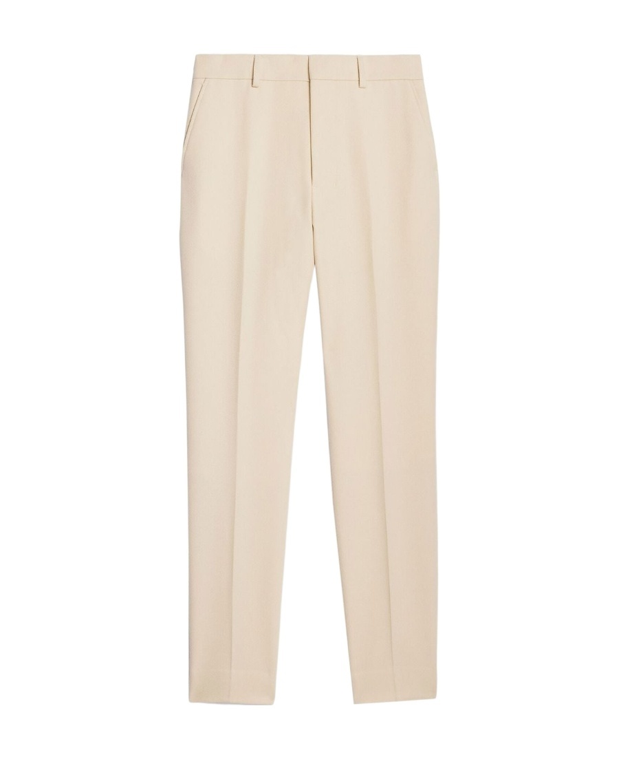 Ami Alexandre Mattiussi High-waist Tailored Trousers In Nude