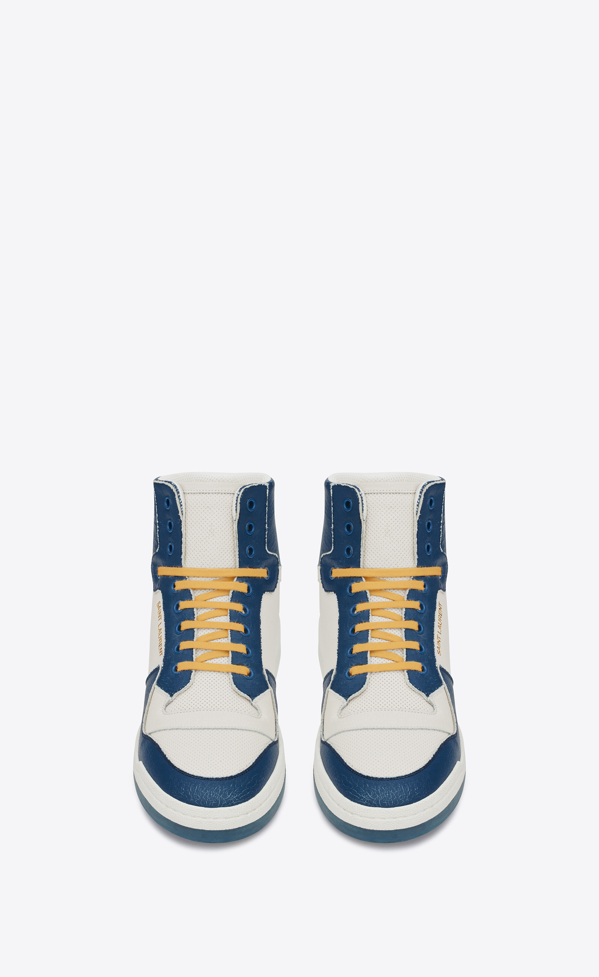 Saint Laurent High-top Sneakers In White