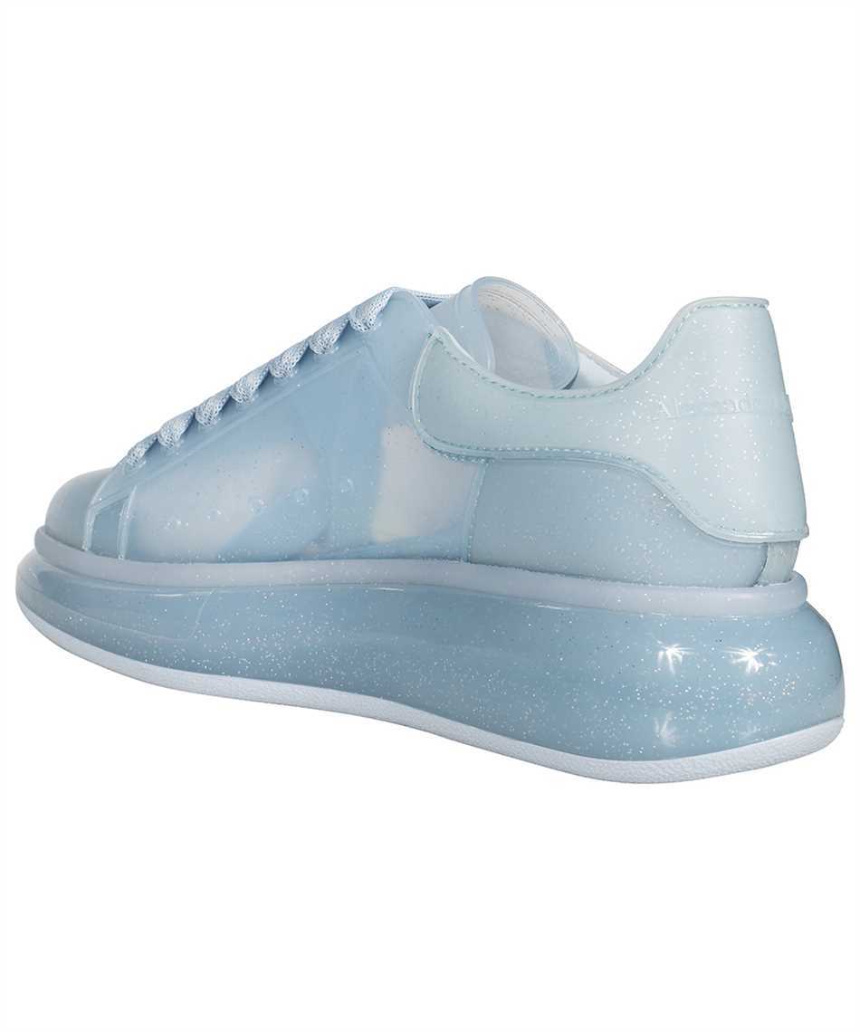 Alexander Mcqueen Oversized Glitter Spring Onion Rubber Sports Shoes In Blue