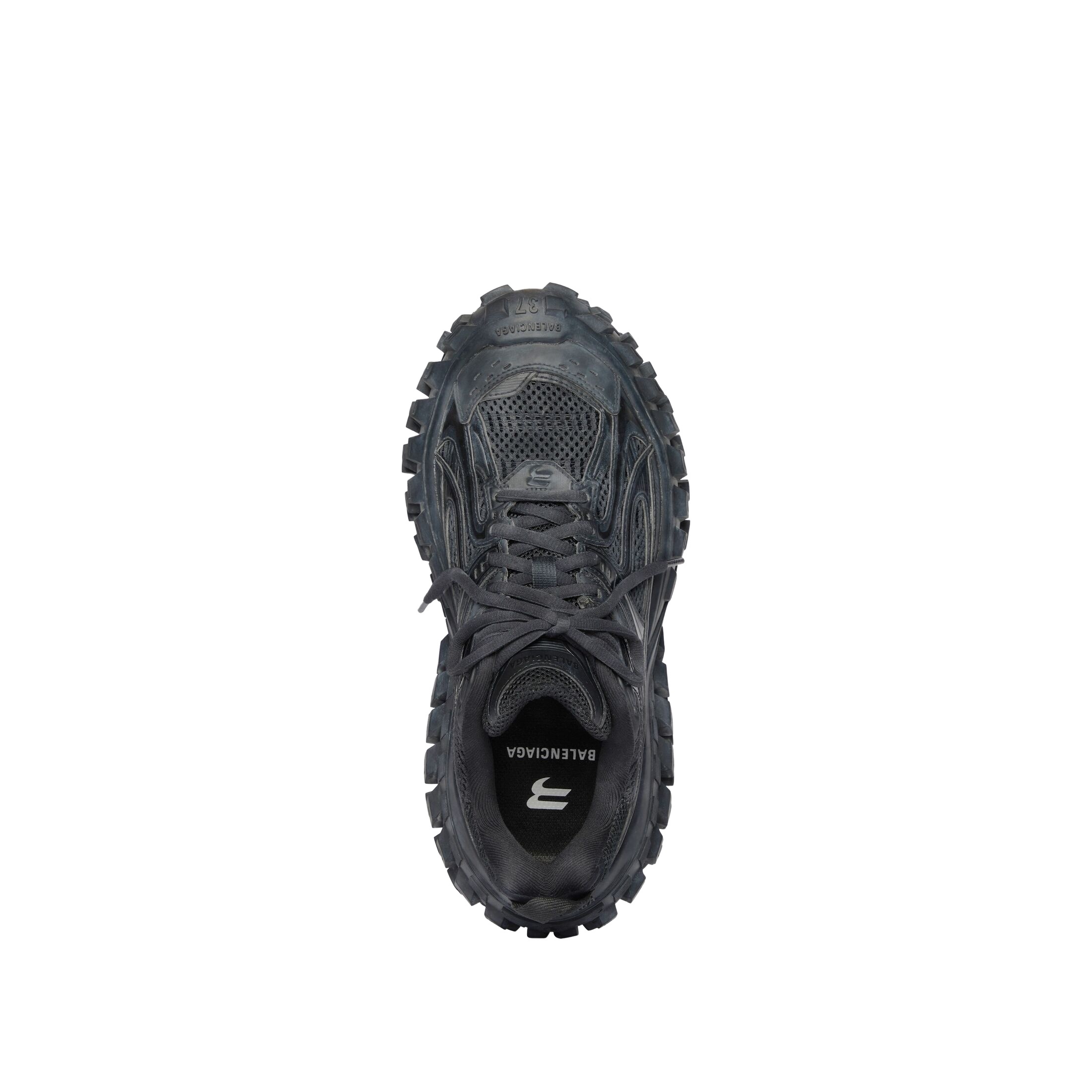 Shop Balenciaga Sneakers Defender Da Donna In Nero In Black
