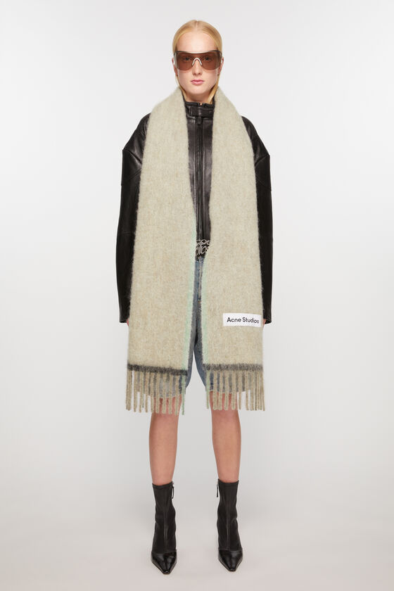Acne Studios Acne Scarfs In Nude