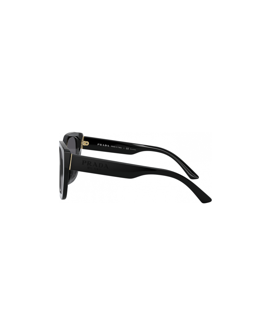 Prada Womens Black Pr 24xs Rectangle-frame Sunglasses In Black