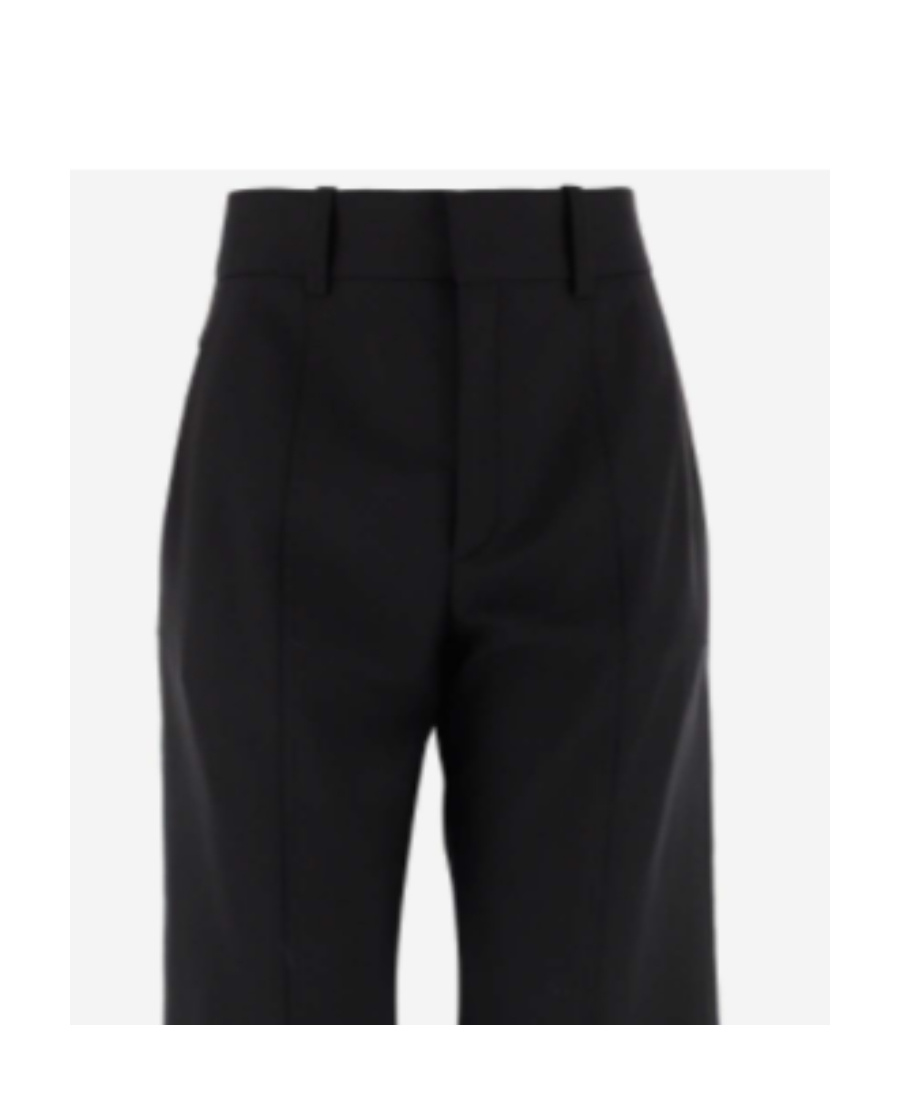 Chloé Women Wool Flare Pants In Black