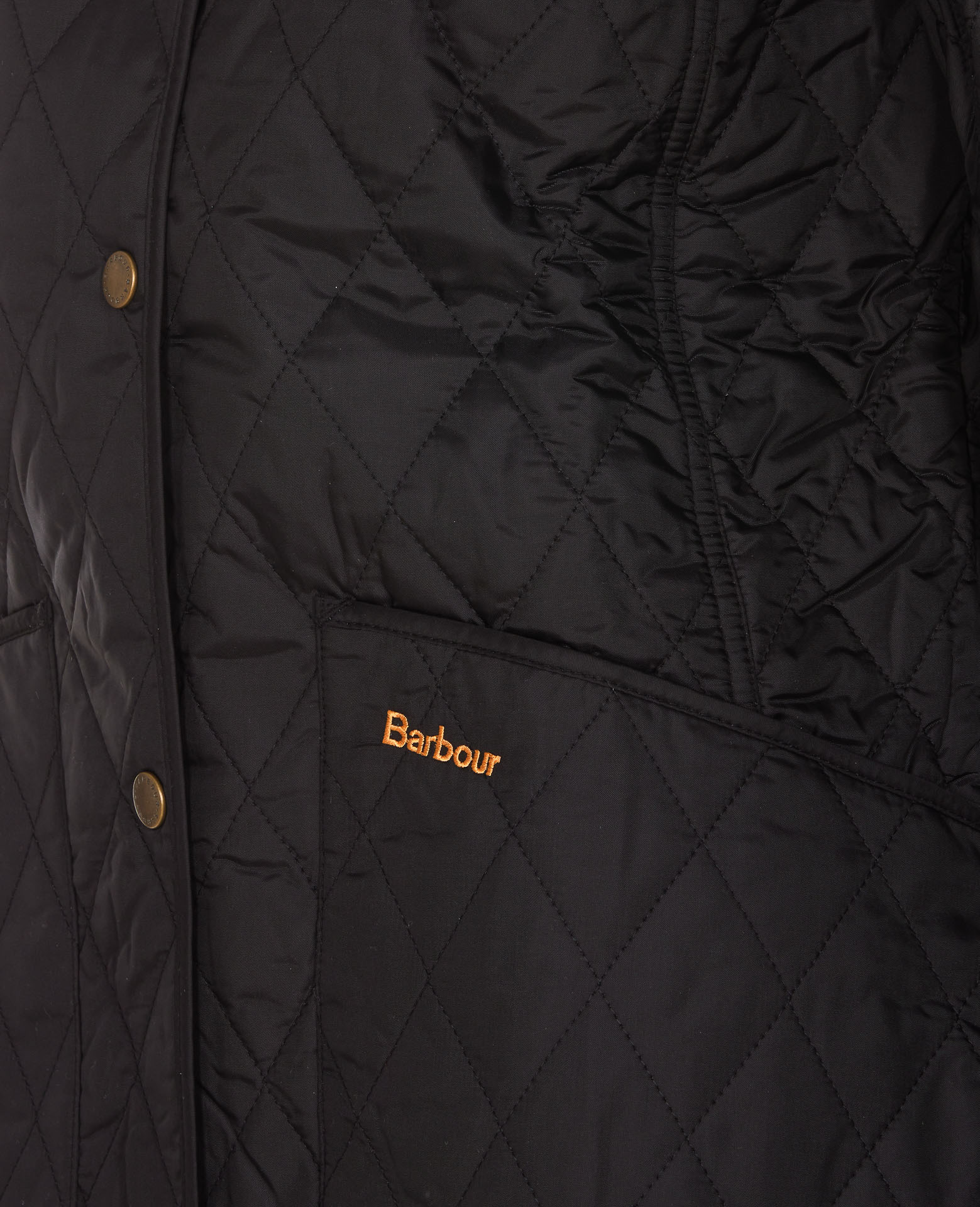 Barbour Annandale Water Resistant Quilted Utility Jacket In Black