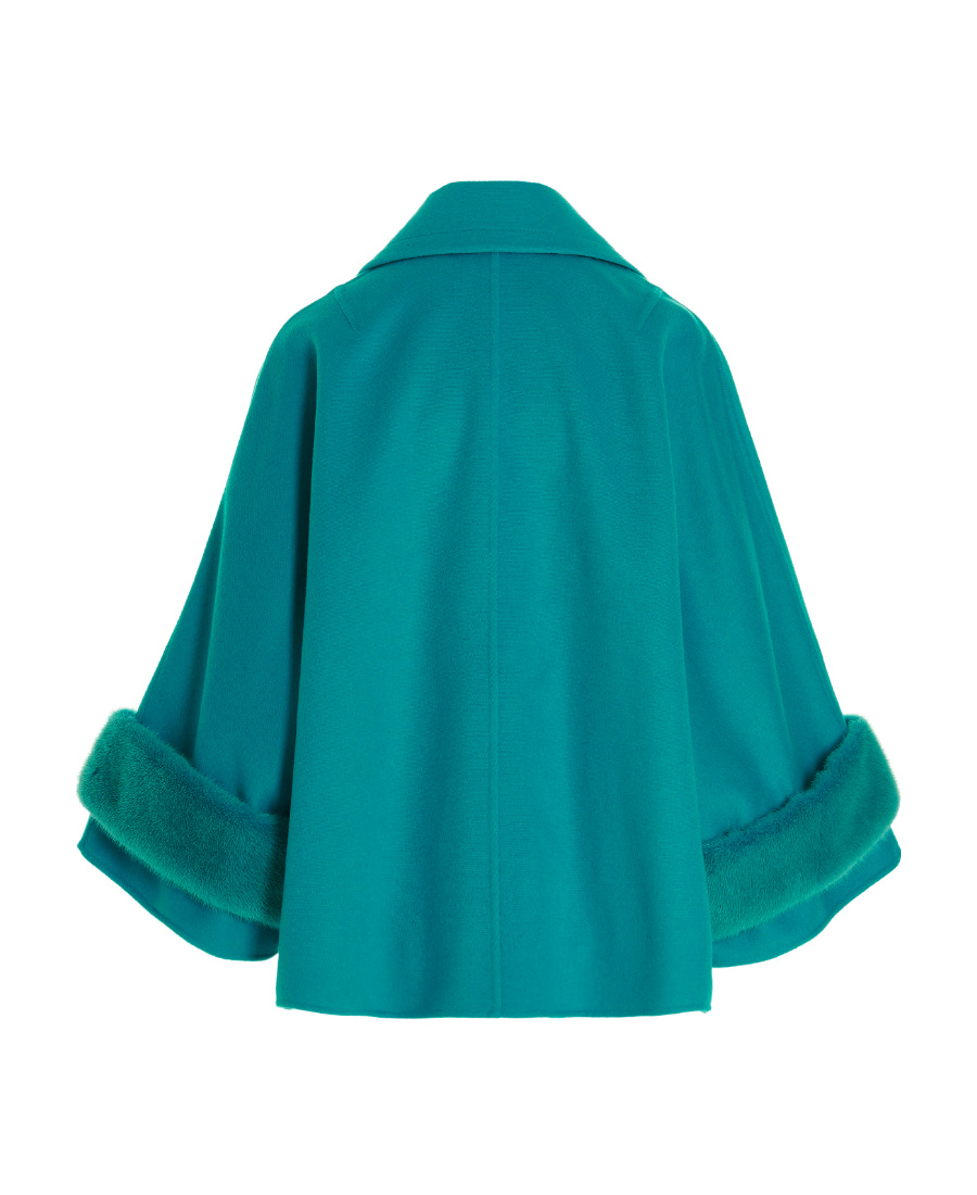 Ermanno Scervino Double-breasted Coat In Green