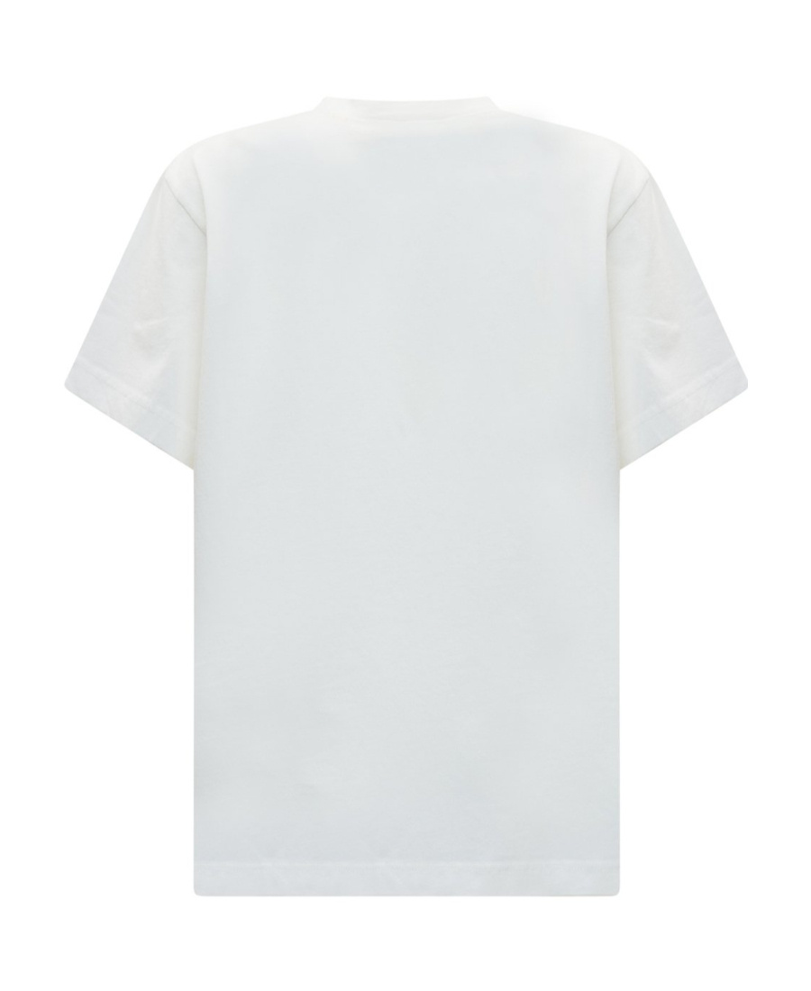 Off-white Logo-print Cotton T-shirt In White