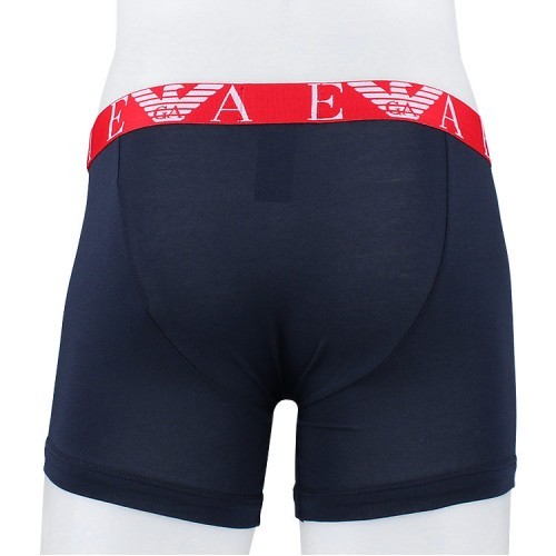 Emporio Armani Set Of 3 Logo-waistband Boxers In Black
