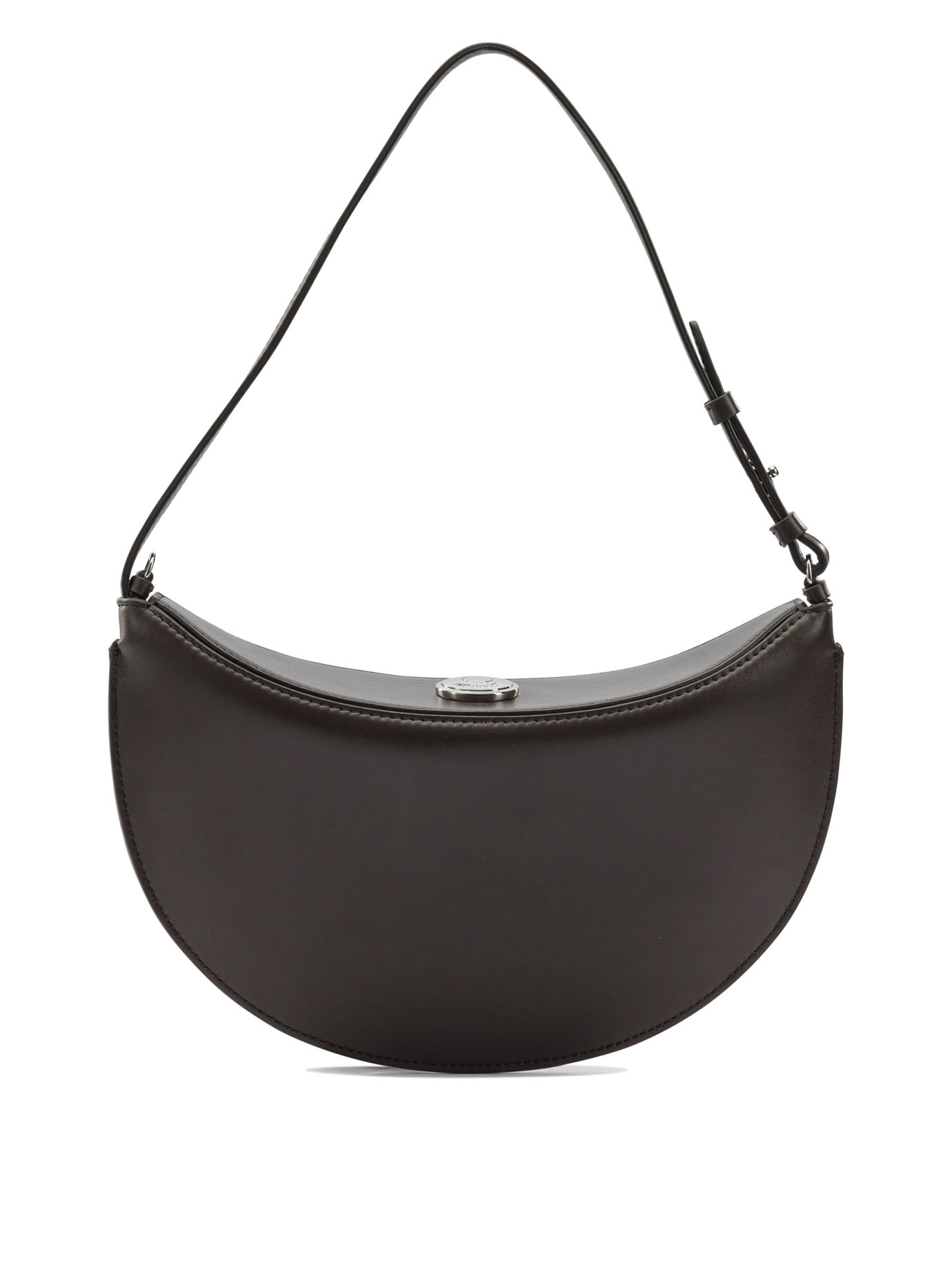 Jacquemus Decorated With A Graphic Pattern And Drawstring Closure. In Brown