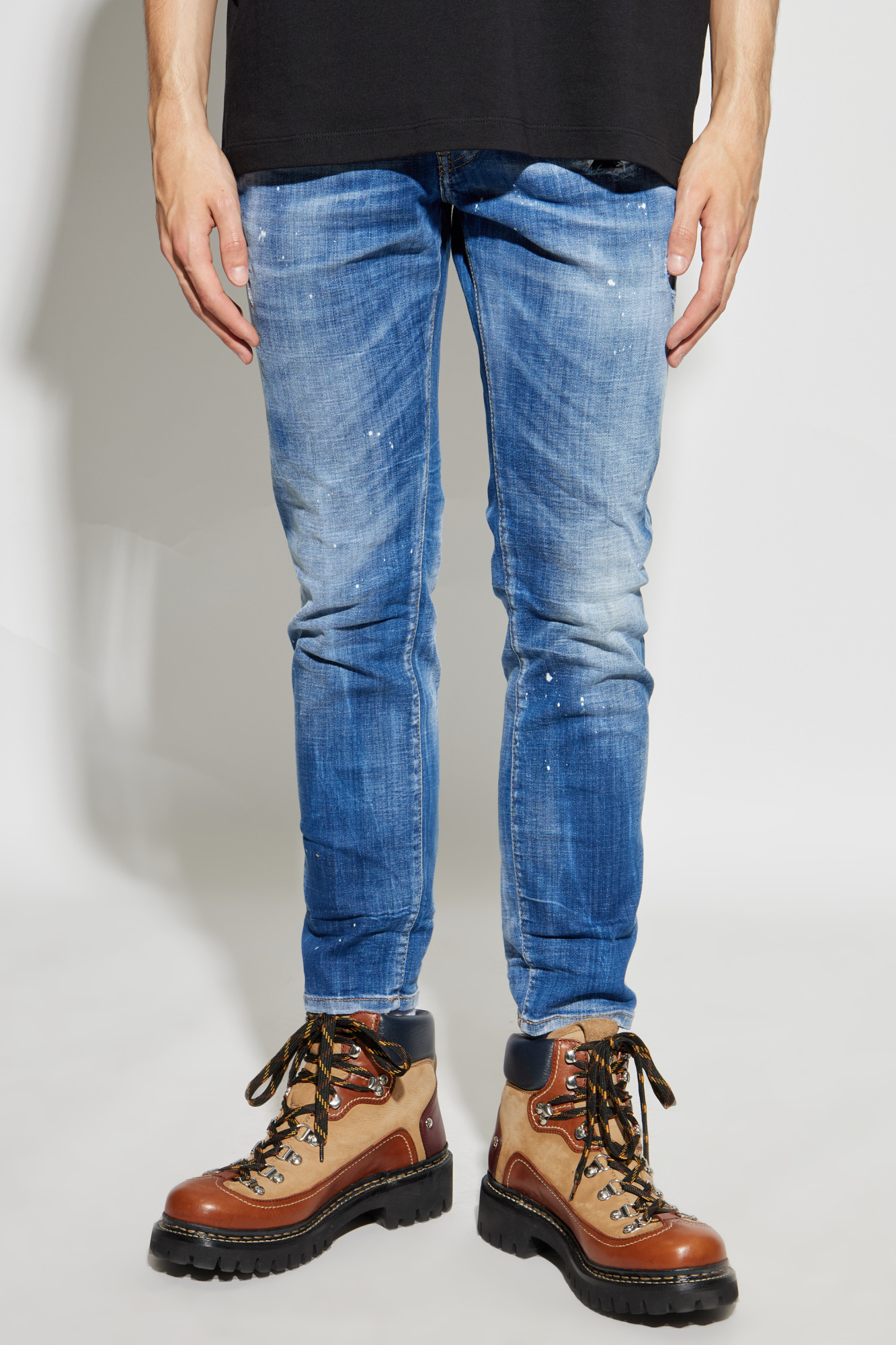 Dsquared2 Medium Spots Jeans In Blue