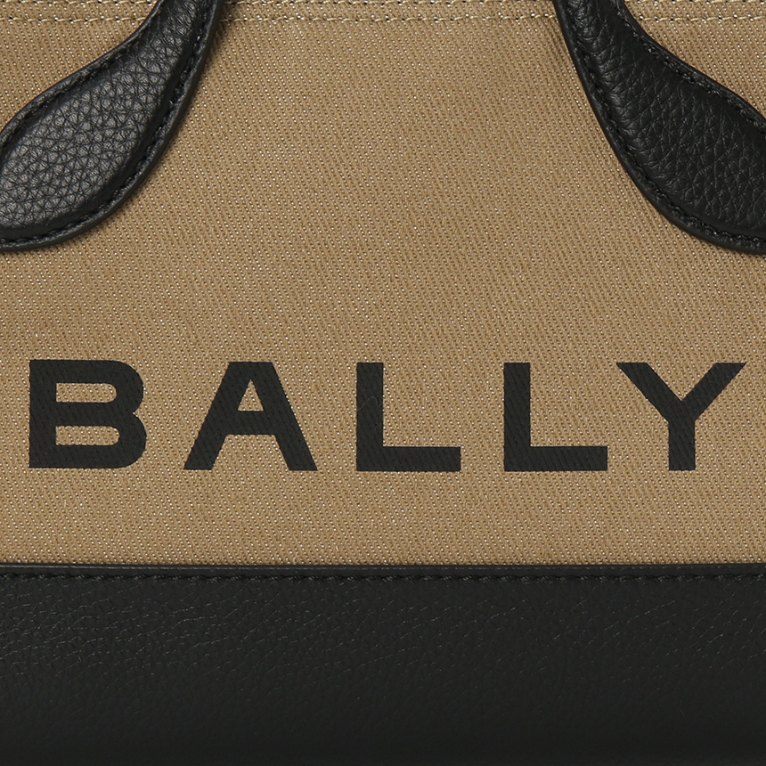 Shop Bally Logo Shoulder Bag In Black