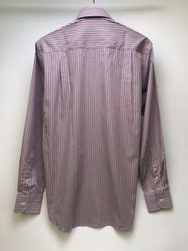 Paul & Shark Striped Long-sleeved Shirt In Gray
