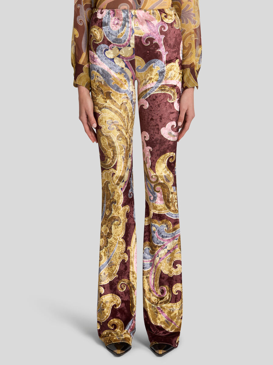 Etro Pant In Brown