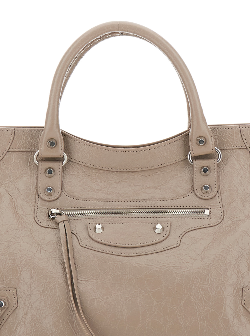 Balenciaga Le City Medium Bag In Nude