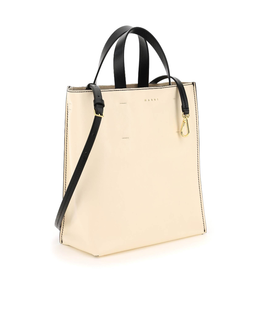 Marni Museuo Colour-block Tote Bag In Nude