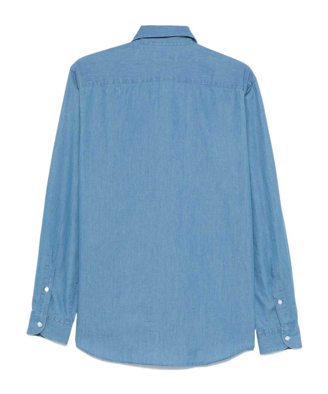 Fay Chambray Shirt In Blue