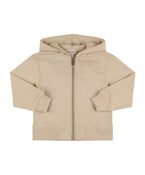 Burberry Zippered Hooded Sweatshirt