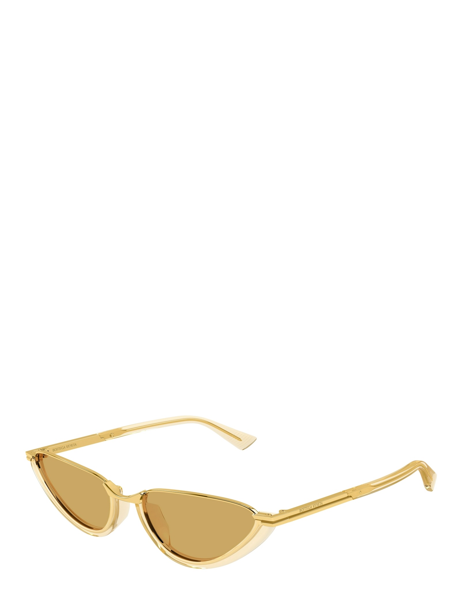 Bottega Veneta Eyewear Classic Cat Eye Sunglasses In Nude