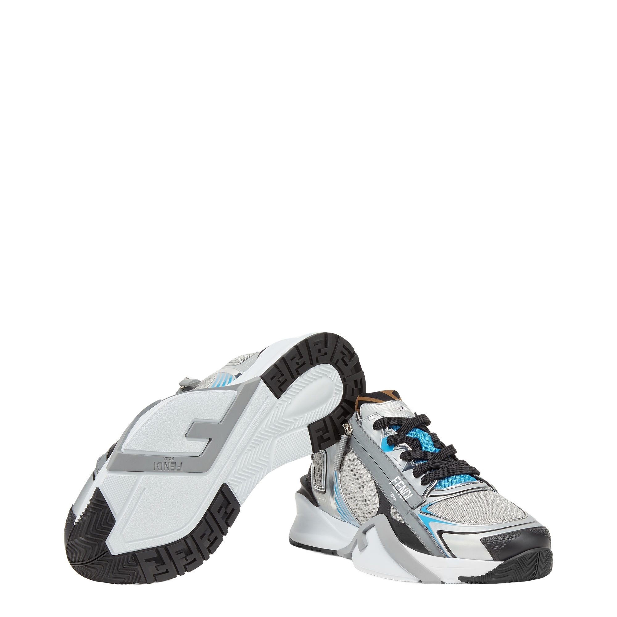 Fendi Flow` Low-top Sneakers In White